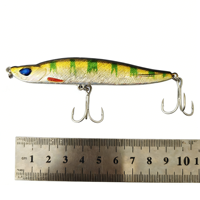 Alfa Sert Batar Tip Kalem Şekilli Yem Yapay Swimbait 3D Simülasyon Gözlü Üçlü İğneli Uzun Atışlı