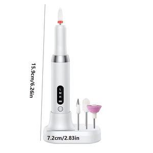 Pulidora de Uñas Eléctrica Recargable con Brocas Incluidas, Máquina de Manicura de Bajo Ruido, Lápiz Lijador para Eliminar Piel Muerta - Product Image 6