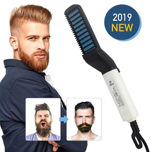 Peine Alisador Multifuncional 2023, Rizador de Pelo Eléctrico, Alisador de <span class=keywords><strong>Barba</strong></span> para Hombres, <span class=keywords><strong>Barba</strong></span> <span class=keywords><strong>y</strong></span> Cabello - Product Image 1