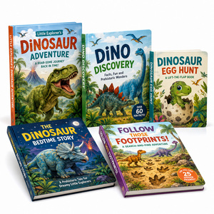 Impression de livres pour enfants OEM, livres d'activités, pages durables pour bibliothèque, papier disponible, encre à base de soja disponible, reliure cousue à fil. - Product Image 1