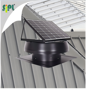 40W 브러시리스 DC 모터 태양광 다락방 지붕 터빈 환기장치, 온습도 제어 열 추출 팬, 5년 보증 - Product Image 1