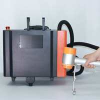 CNC LY 100w 300w Machine à dénuder la peinture au laser à impulsions Outil d'élimination de la rouille et de l'huile Style sac à dos utilisé en vente