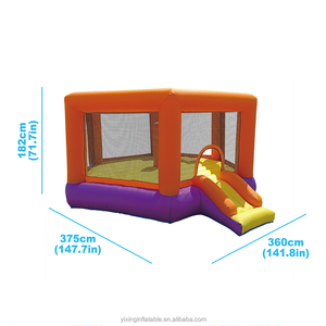 Castillo inflable con tobogán para niños, adecuado para fiestas en <span class=keywords><strong>el</strong></span> patio trasero y reuniones familiares y otras actividades - Product Image 2