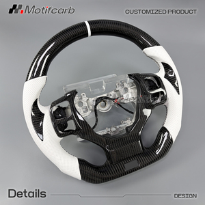 Volante Personalizado de Fibra de Carbono Real, Mejora del Interior del Automóvil para Lexus IS RC NX GS 250 300 300h 350DS 500 F Sport 2013-2025 - Product Image 3