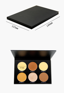 Poudre illuminatrice de marque privée, longue tenue, 6 couleurs, <span class=keywords><strong>palette</strong></span> de poudre illuminatrice, poudre pour le visage, maquillage - Product Image 5