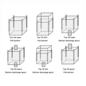 Sac Jumbo durable <span class=keywords><strong>de</strong></span> 1000 kg fabriqué <span class=keywords><strong>en</strong></span> Chine, sac <span class=keywords><strong>en</strong></span> vrac <span class=keywords><strong>de</strong></span> 1500 kg <span class=keywords><strong>en</strong></span> PP, sac tissé laminé, sac FIBC pour usages multiples - Product Image 4