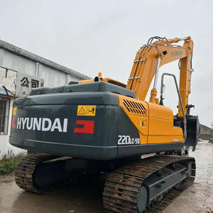 Hyundai 220LC-9S Excavadora sobre orugas de 22 toneladas usada, excavadora de construcción hidráulica de segunda mano en buenas condiciones original de Corea a la venta - Product Image 1