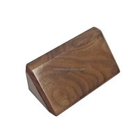 Promotion : Support de plaque de nom de bureau en noyer, socle de présentation de table en bois, plaque nominative professionnelle en bois pour table