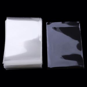 Protège-cartes en plastique transparent 7 pouces en PP sans fermeture, style minimaliste pour cartes de crédit - Product Image 2