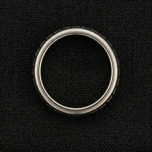 Anillo de Diamantes de Platino Elegante y Sencillo, Anillo de Compromiso y Boda, Acabado Brillante, Joyería para Uso Diario, Regalo - Product Image 5