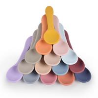Ensemble repas bébé en silicone divisé avec ventouse, sans BPA, anti-fuite, écologique, de haute qualité, vente en gros