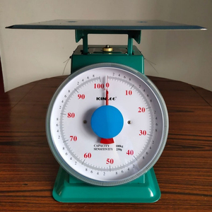 Balance mécanique à ressort de 60 kg avec écran LCD, balance de table en acier - Product Image 1