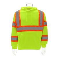 Sudadera Reflectante de Alta Visibilidad Personalizable con Capucha, ANSI Clase 3 ENISO 20471 Clase 3