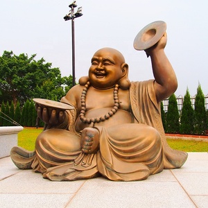 Statue de bouddha en bronze, personnalisé, harmonie qui fait de l'<span class=keywords><strong>argent</strong></span>, grand ventre, musulman - Product Image 2