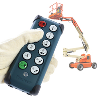 Controlador de cabrestante de elevación de 8 Botones individuales, radio de polipasto de grúa aérea, control remoto inalámbrico industrial inteligente, 1 unidad, 1 unidad