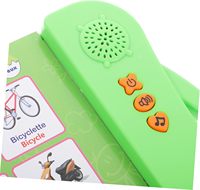 Educatief elektronisch aanraakgeluidboek leerapparaat e-book reader mijn Engelse kinderplastic speelgoed met 16 pagina's