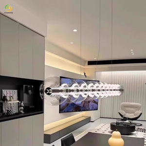 Jylighting ý đơn giản dài kính đèn chùm cá tính thiết kế nhà hàng Bar đảo bảng dài bảng đèn - Product Image 6