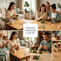 Kit de Manualidades con Cuentas 3D Personalizado al por Mayor, Diseño de Vaca Highland, para Principiantes, Regalo Hecho a Mano para Adultos, Adolescentes y Amantes de las Manualidades