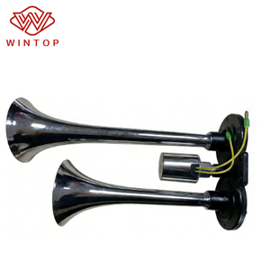 แตรลมรถบรรทุก OEM TZ-301 คุณภาพสูงจากโรงงาน ขายส่งแบบสองท่อ เสียงเตือน 12/24V - Product Image 2