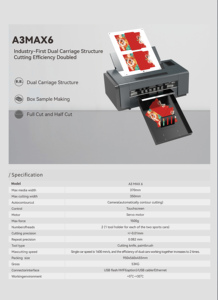 Machine de découpe numérique Skycut A3MAX6 pour autocollants en vinyle, étiquettes, publicité et <span class=keywords><strong>bureau</strong></span> - Product Image 6