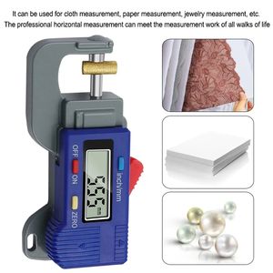 Mini digitale spessimetro quadrante pinza misuratore di larghezza strumenti di misura per cuoio acciaio piatto panno 0-12.7mm - Product Image 4