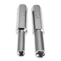Outils Torx pour NES SNES N64 GB GameBoy GameCube 3.8mm et 4.5mm jeu d'embouts de tournevis de sécurité 2 pièces