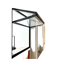 Ventanas Modernas de Aleación de Aluminio, Puertas Plegables Verticales, Solución de Diseño Gráfico para Exteriores de Viviendas