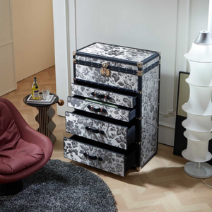 Gabinete <span class=keywords><strong>de</strong></span> Joyería <span class=keywords><strong>de</strong></span> Lujo, Moderno, <span class=keywords><strong>de</strong></span> Diseño, con Laterales Rígidos y Alambre <span class=keywords><strong>de</strong></span> Cobre, para Almacenamiento <span class=keywords><strong>de</strong></span> Joyas en Villas y Mansiones, Mueble Premium - Product Image 2