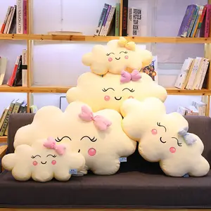 Plush Toy Smiling Cloud Expression Throw Pillow Cute Cartoon Creative Cushion Doll Doll Girl Heart Child Birthday