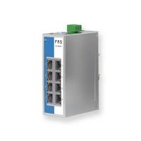 Commutateur Ethernet industriel 9-36V DC 5/6/8/16 ports 100BaseT(X) avec boîtier plastique, contrôle de flux, température de fonctionnement -40~85°C, IO-Link