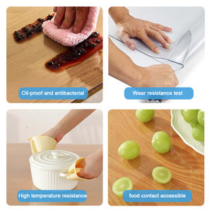 Tovaglia moderna in PVC da esterno ovale schiuma con supporto in PVC sintetico resistente all'usura tovaglia - Product Image 3