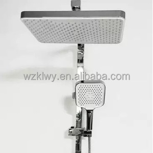Messing Kugelgelenk ABS Top Dusche für Badezimmer Ware Kopf Dusche Spray Niederschlag Overhead Dusche - Product Image 4