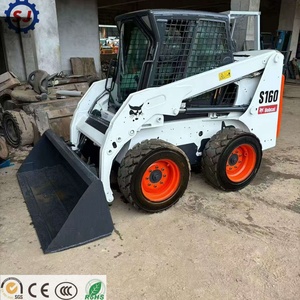 รถตักล้อยางขนาดเล็กมือสองจากญี่ปุ่น ยี่ห้อ Bobcat รุ่น S160 S550 S450 สำหรับงานก่อสร้างและจัดสวน สภาพใหม่ 99% ชั่วโมงการใช้งานต่ำ - Product Image 2