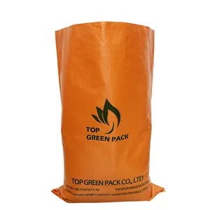カスタムバルクサックグリーンPPカスタムウェイト織り空パッキングポリプロピレンバッグ高品質販売