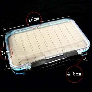 Anzuelos de pesca personalizados Topline, diferentes tamaños en caja, caja de pesca de plástico, caja de seguridad para moscas, actividades al aire libre - Product Image 3