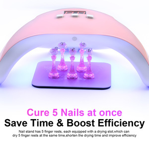 Soporte Magnético <span class=keywords><strong>para</strong></span> Práctica de Arte de <span class=keywords><strong>Uñas</strong></span> con Puntas Acrílicas de Cristal y Diamantes de Imitación <span class=keywords><strong>para</strong></span> Entrenamiento de Manicura - Product Image 4