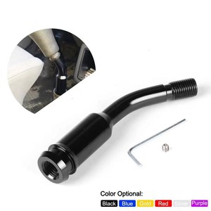 Car Gear <b>Knob</b> Aluminum Adjustable <b>Shift</b> Lever For VW Car Black Blue Purple 90-03 Manual Transmission Racing Shifter - Product Image 4