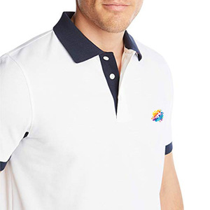 Chemise Homme Slim Fit à Manches Courtes Décontractée Golf 100% Coton Séchage Rapide Écologique Col en V - Product Image 4
