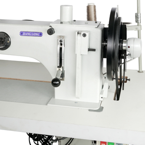 Machine à coudre industrielle à bras long, point noué, moteur électronique métallique, haute vitesse, usage intensif, modèle JL-366-76-12P - Product Image 2
