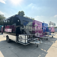Camion de restauration mobile direct usine avec four, certifié DOT, en acier inoxydable, pour aéroport, vente en gros, fabricant