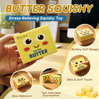 Jouets Squishy en Gros Nouveaux et Améliorés en Forme de Visage Souriant, Squishy Ravioli à Rebond Lent, Jouets Sensoriels Souples et Extensibles à Presser