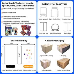 Bolsas de Mylar de 3.5g, 5g, 10g, Diseño Personalizado, Bolsas con Cierre Hermético, Bolsas de Papel de Aluminio para Chicle y Leche en Polvo - Product Image 3