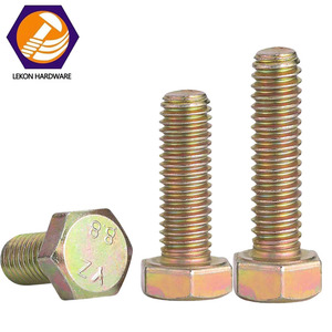 Lekon China Manufacture DIN Grade 8.8 Carbon Steel Hexagon <strong>Head</strong> <strong>Bolts</strong> Nuts Fasteners Wholesale Price - Product Image 1