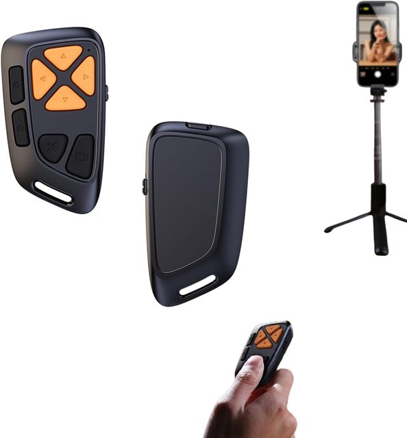 Wholesale OEM P4 Multi-Function Wireless BT Mobile Phone Remote Control Silent Camera Shutter Selfie Vibrato Page Turner ABS+PC