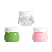 Dukungan Sampel Gratis untuk OEM Kustom ODM 10G Akrilik Cantik Toples Jam Krim Wajah Krim Mata Botol Plastik Portabel