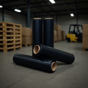 Film estirable de 18 pulgadas x 1500 pies, calibre 80, LLDPE, autoadhesivo, para envasado de frutas, uso industrial, grado alimenticio, brillante, opaco - Product Image 2