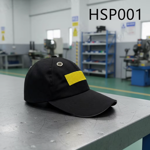 <span class=keywords><strong>Casque</strong></span> de sécurité HY, industriel léger, en ABS haute densité, <span class=keywords><strong>noir</strong></span>, avec <span class=keywords><strong>bande</strong></span> réfléchissante, pour sols d'usine, modèle HSP003 - Product Image 2