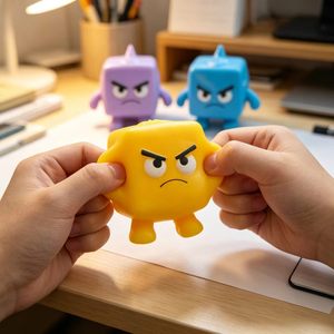 Pelota de masa de espuma suave Monster Square Flour para aliviar el estrés, juguete antiestrés de gran venta para la regulación del estado de ánimo - Product Image 1