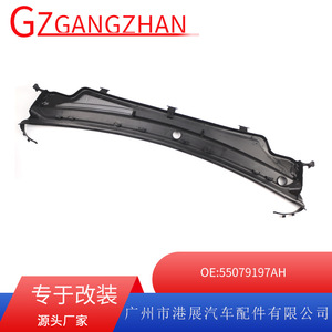 Jeep Grand Cherokee Windshield Deflector 55079197AH Black <b>ABS</b> Weather Shield Car Window Protection - Product Image 5