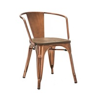 Fauteuil de Bar industriel pour les loisirs, siège en bois, nouveau Design, en métal, vente en gros,